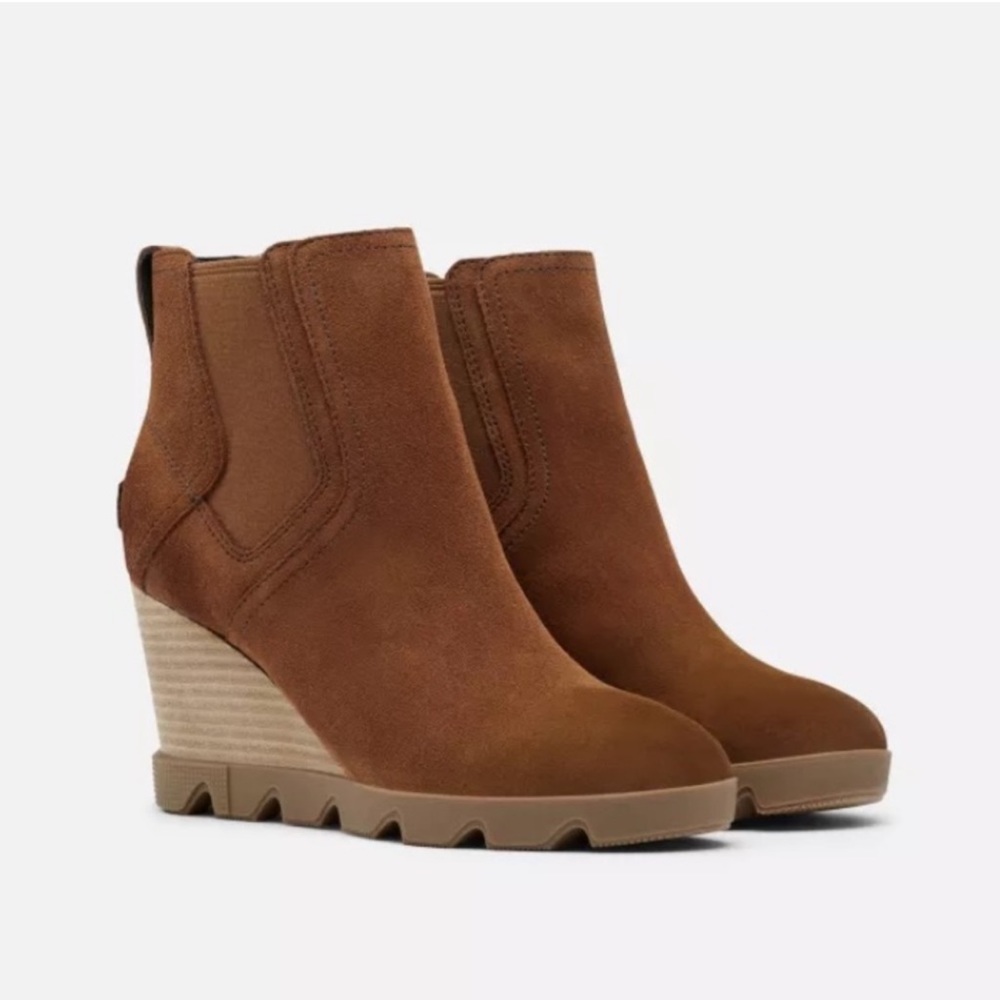 Sorel Uptown Joan velvet brown chelsea boot size 7